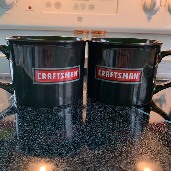 Set of 2 Craftsman Soup or Coffee Mugs - Picture 1 of 2